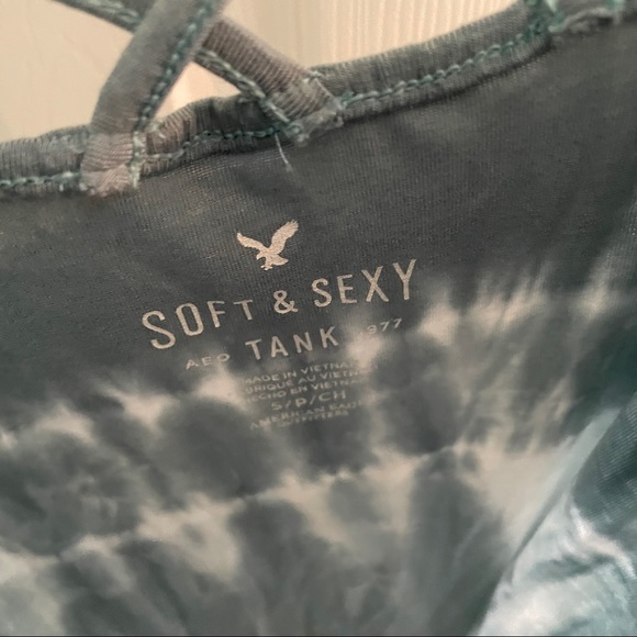 American Eagle Strappy Tie Dye Top - Picture 3 of 3